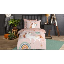 Enveloppe de couette Kids Good Morning Unidance - Rose