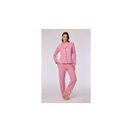 Pyjama femme Woody Uni Buttons - Rose
