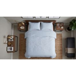 Enveloppe de couette Passion Home Linen Tetra - Light Blue