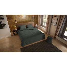 Enveloppe de couette Pure Uni - Dark Olive