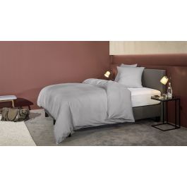 Enveloppe de couette Nomade Hotelstripe Satin - Gris