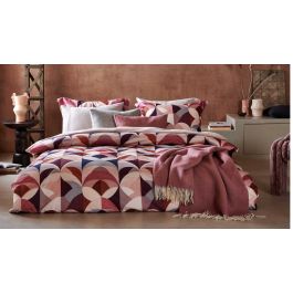 Enveloppe de couette Vandyck Scarlet - Multi