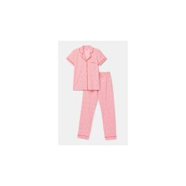 Pyjama femme Woody Chemise boutonnée Plantation - Peach Orange