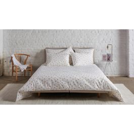 Enveloppe de couette Passion Home Linen Hearts Flannel - Gold