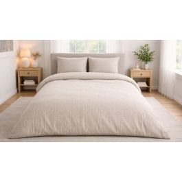 Enveloppe de couette Nomade 100% mousseline - Sand