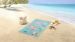 Serviette de plage Kids Good Morning Moody - Aqua