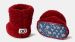 Chausson Woody - Rouge foncé