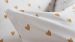 Enveloppe de couette Passion Home Linen Hearts Flannel - Gold