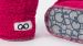 Chausson Woody Teddy - Rouge framboise