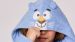 Peignoir Kids Woody Tiger Hood - Bleu