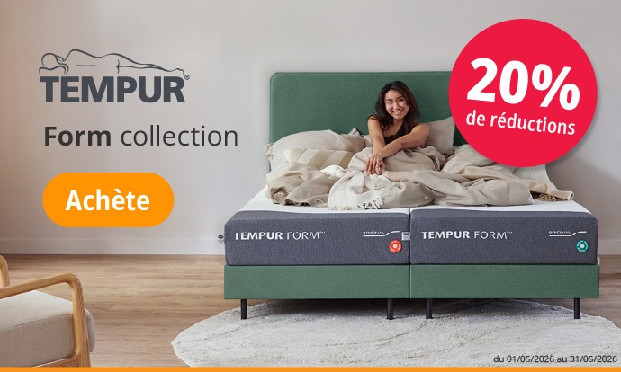 Sommier tapissier Tempur® Form Horizontal Flat - Tempur Form Plus